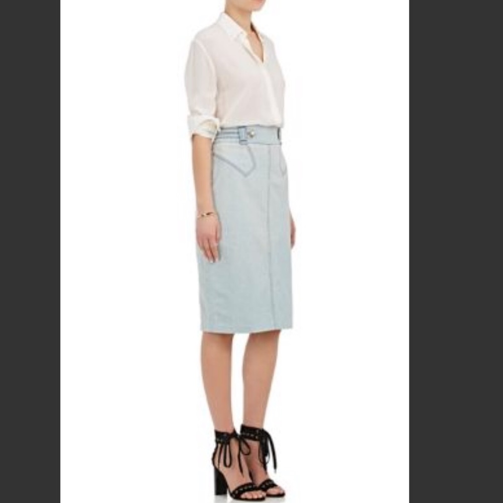 Barney’s New York- Maison Mayle Denim Pencil Skirt
